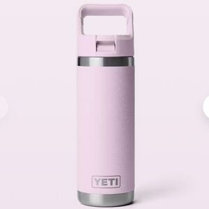 YETI Rambler 18 oz Bottle Chug Cap Pink Cherry Blossom Textured Travel Cup Mug
